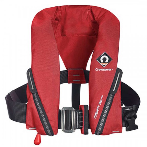 Chaleco salvavidas automático CrewFit 150N Junior con arnés - N°2 - comptoirnautique.com