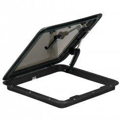 Flushdeck preto 570 x 570 mm