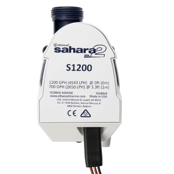 Sahara Mk2 1200 Automatische Bilgenpumpe - 24V - 75 L/min - N°6 - comptoirnautique.com