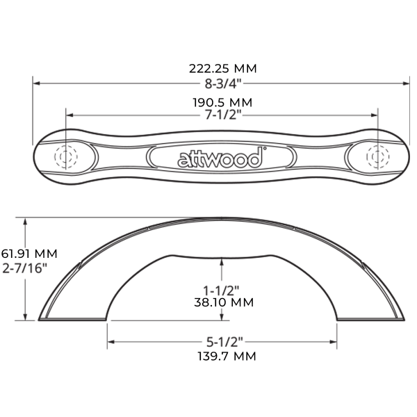 Black Plastic Handle - N°6 - comptoirnautique.com