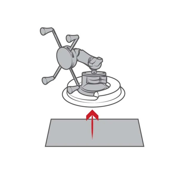 Base de montaje plana para ventosa - N°5 - comptoirnautique.com