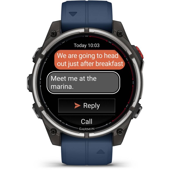 Montre connectée Quatix 8 Pro messagerie - N°8 - comptoirnautique.com