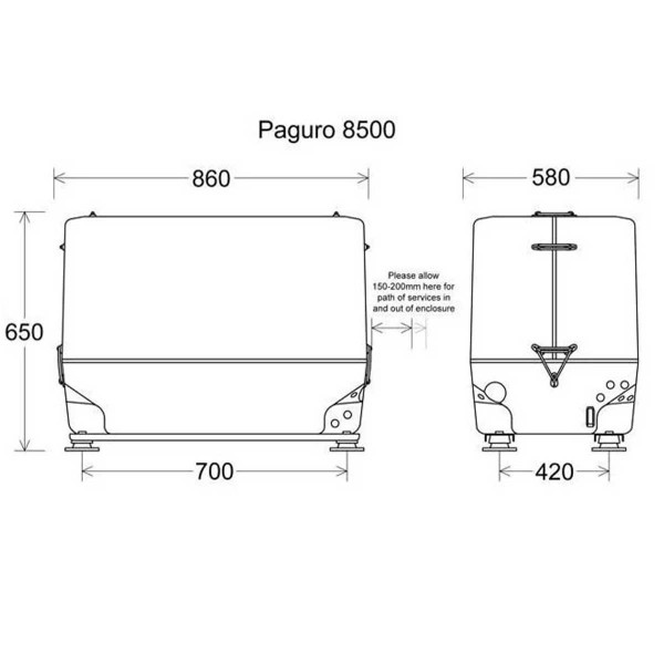 Gerador 8500 - 8,5 kva, 230V, 50 Hz - 1500 rpm - N°10 - comptoirnautique.com