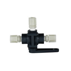 Vanne 3 voies en L 6x8 mm...