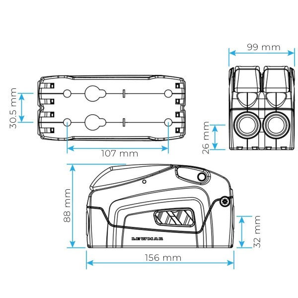 DC2 triple clamp - N°5 - comptoirnautique.com