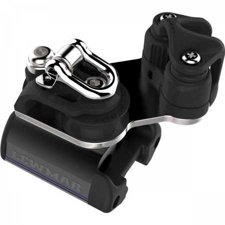 Butée de rail avec réa simple, ringot & taquet