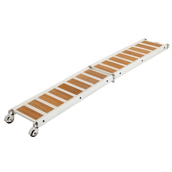 Faltbarer Laufsteg weiß lackiert 210 cm - N°2 - comptoirnautique.com