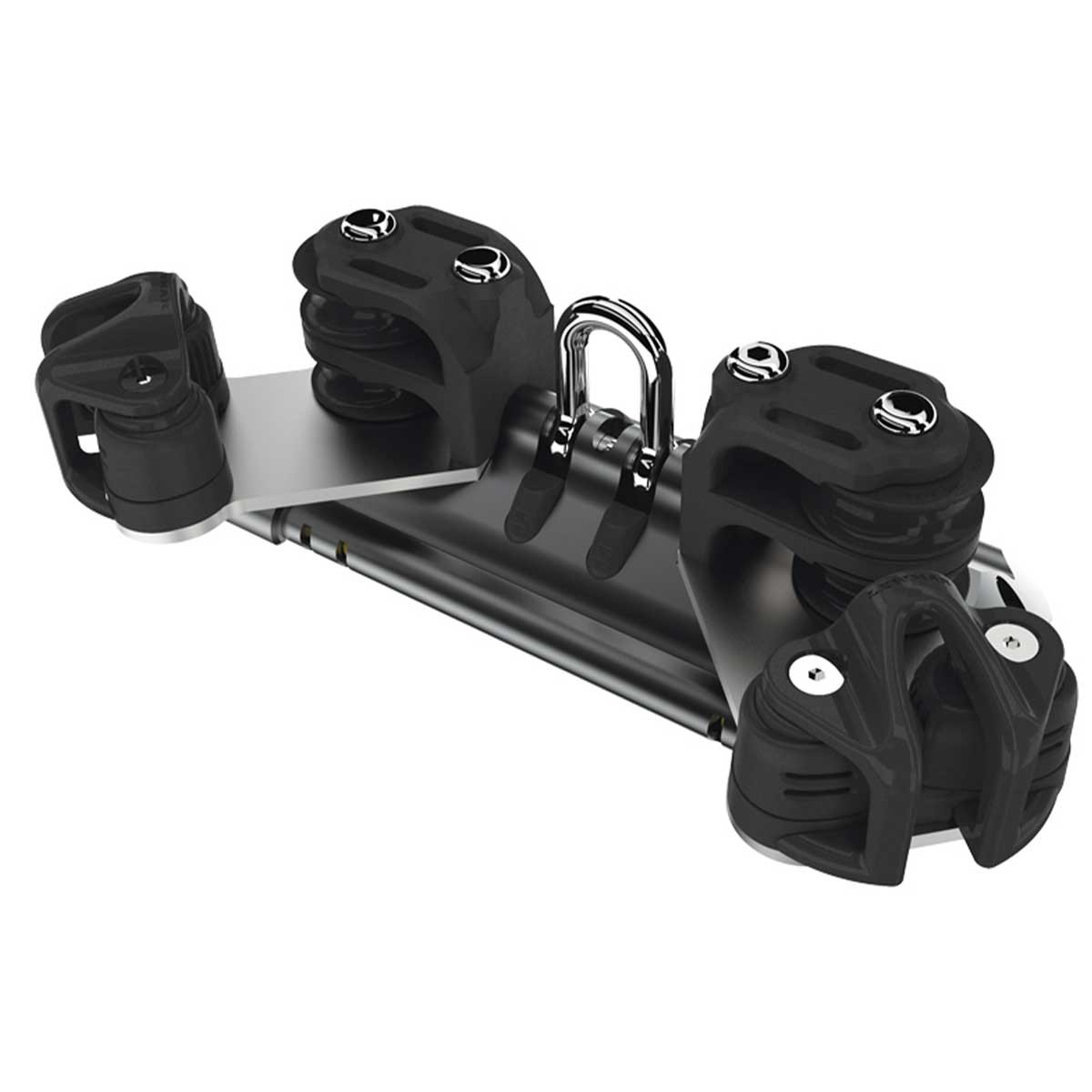 Chariot NTR à billes avec manille, réas de contrôle & taquet