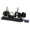 NTR ball bearing cart with shackle, double sheaves, rings & cleats - N°4 - comptoirnautique.com