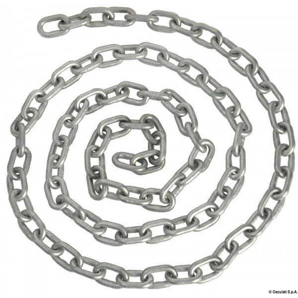  16 mm galvanized chain DIN766 150 m - N°3 - comptoirnautique.com