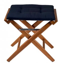 Tabouret réalisateur bleu marine deluxe