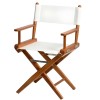 Silla de director de lona blanca - N°1 - comptoirnautique.com