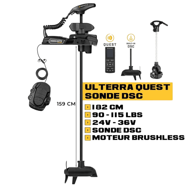 Motore anteriore ULTERRA QUEST + sensore DSC - N°4 - comptoirnautique.com