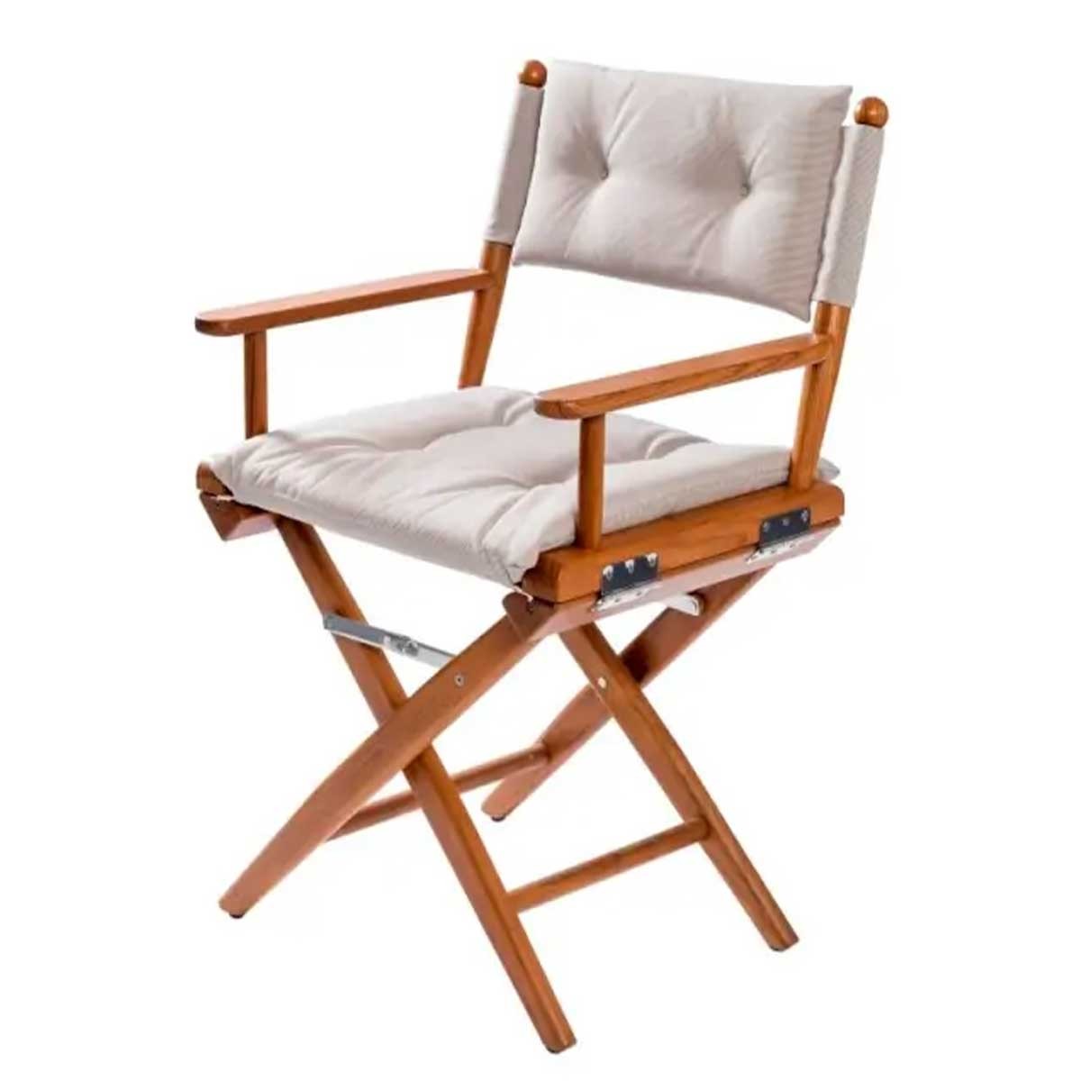 Chaise réalisateur rembourrée sable deluxe