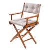 Sand deluxe upholstered director's chair - N°1 - comptoirnautique.com