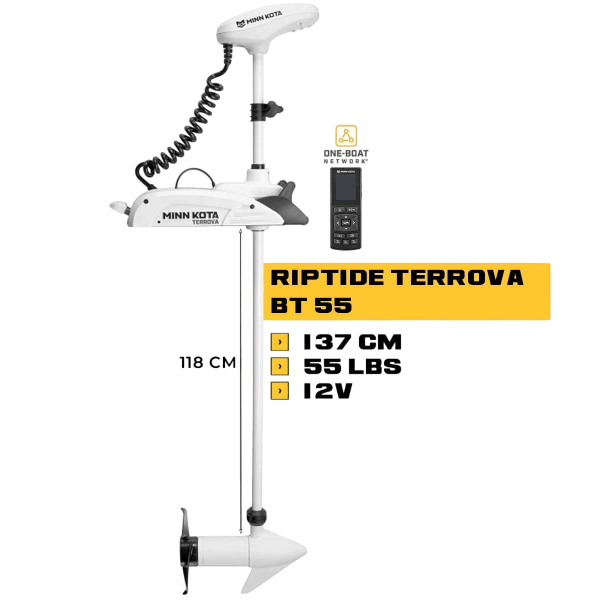 Motor dianteiro RIPTIDE TERROVA 55 Lbs GPS - N°2 - comptoirnautique.com