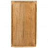 Plateau de table pliant en teck 70x64 cm