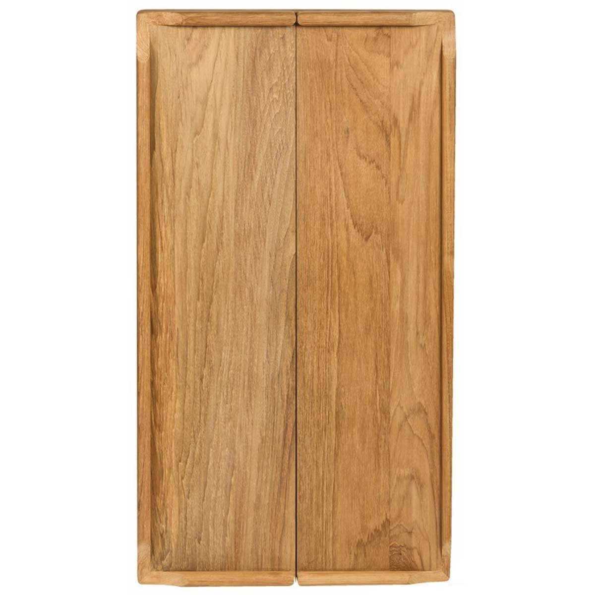 Plateau de table pliant en teck 90x70 cm