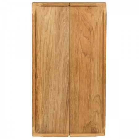 Plateau de table pliant en teck 90x70 cm