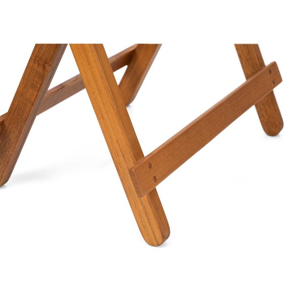 Mesa de teca dobrável Southampton com folha extensível - N°9 - comptoirnautique.com