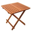 Table pliante en teck avec insert - N°1 - comptoirnautique.com