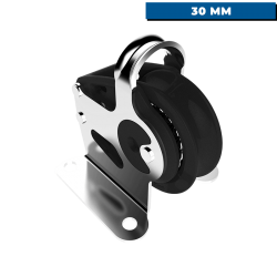 Control pulley fixed vertical