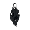 Control single pulley with ratchet and ring nut - N°1 - comptoirnautique.com