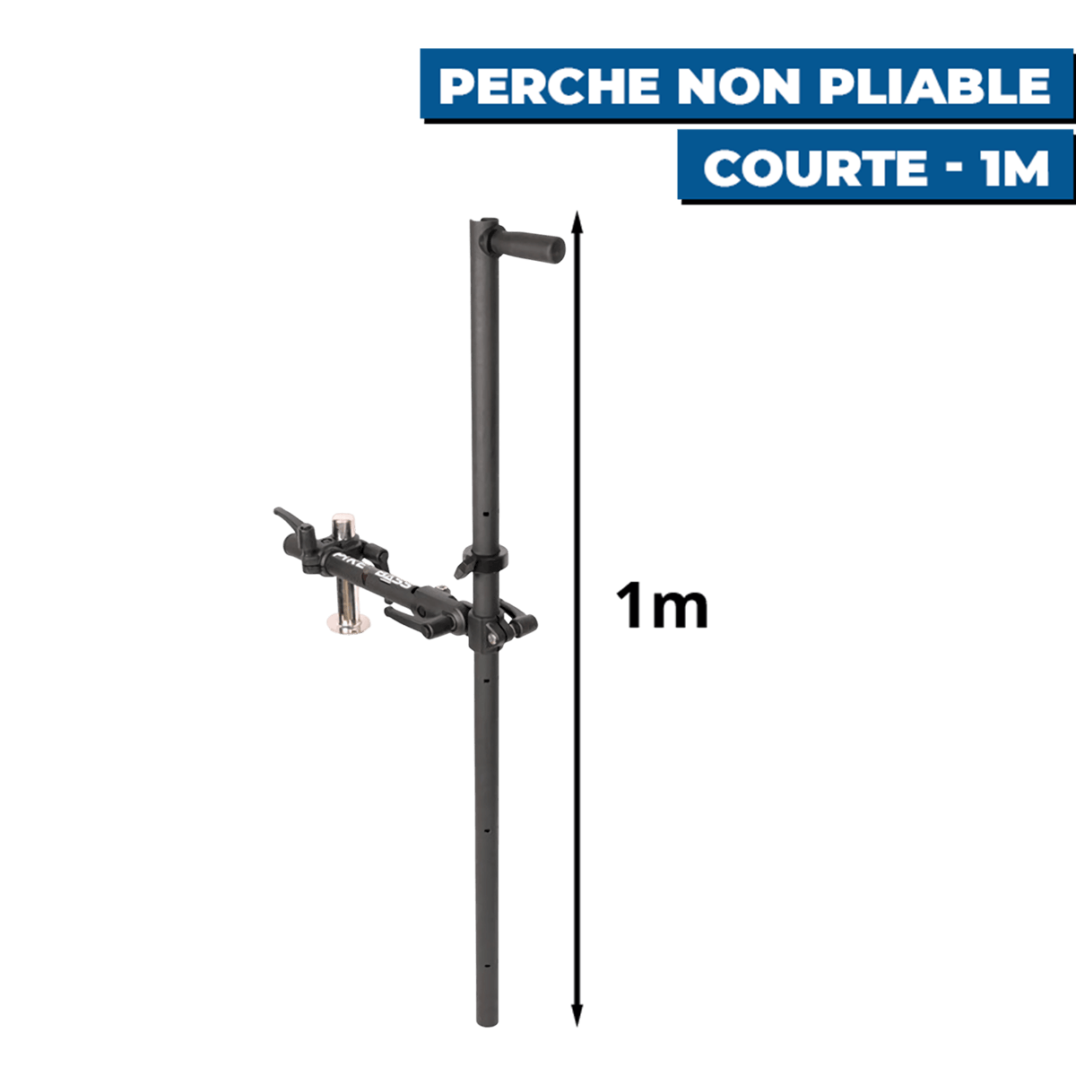 410169 - Perche 1 m non pliable Seanox pour sonde 360° LIVE amovible