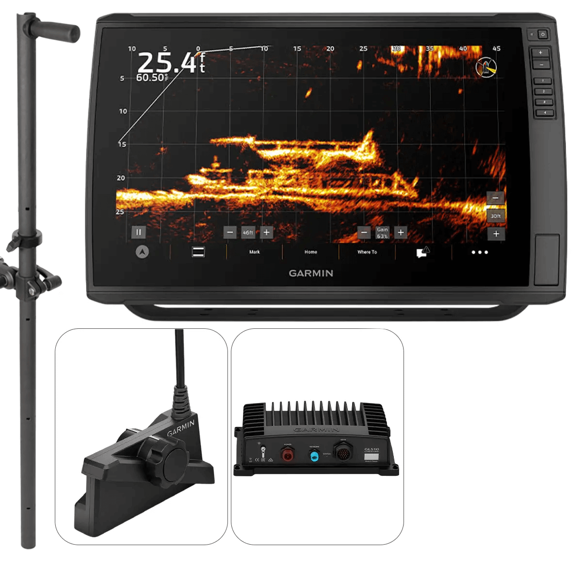 EchoMAP Ultra 2 162sv + Panoptix LVS34 + perche 1m90