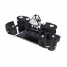 Chariot HTX à billes Torlon avec cardan, réas double & taquet T1