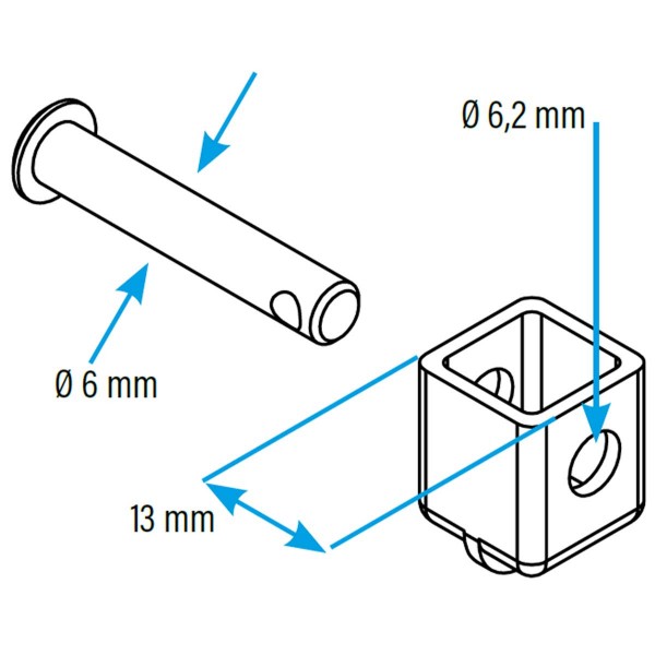 dimensions cardan HTX T1 - N°3 - comptoirnautique.com