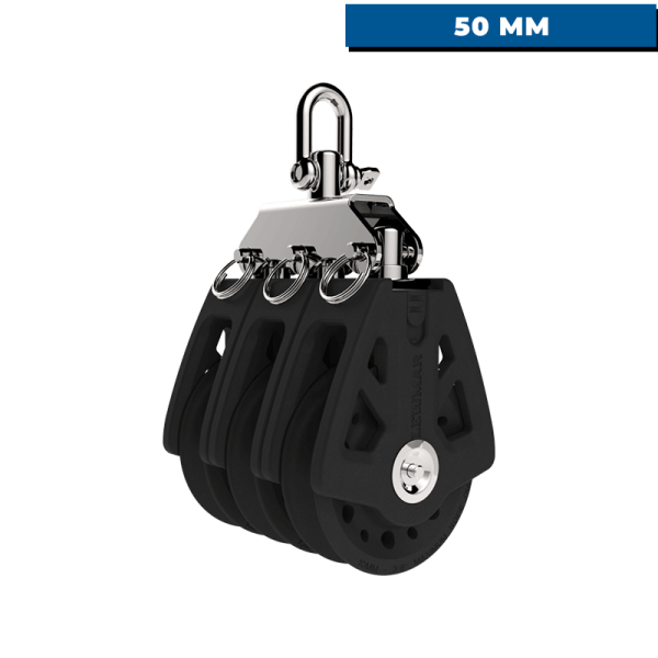 Triple Synchro Pulley - 50 mm - N°2 - comptoirnautique.com