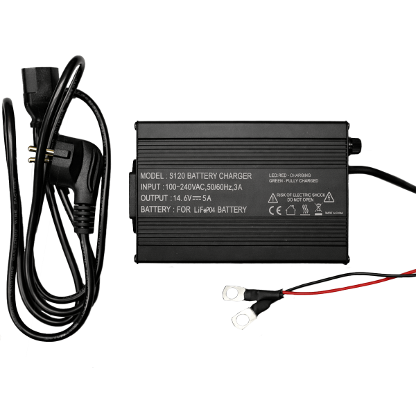 SH Lithium - Chargeur lithium LifePo4 12V 5A cosses - N°2 - comptoirnautique.com