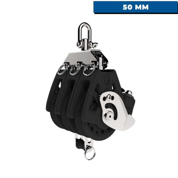 Polia sincronizadora de anel triplo e grampo - 50 mm - N°2 - comptoirnautique.com