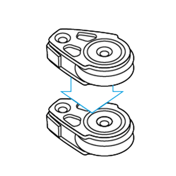 Synchro flat pulley-deck - N°2 - comptoirnautique.com