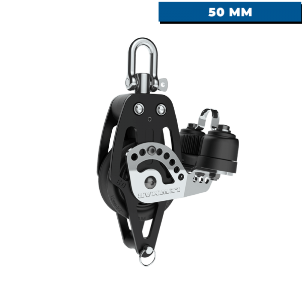 HTX Einfache Umlenkrolle mit Klampe - 50 mm - N°1 - comptoirnautique.com