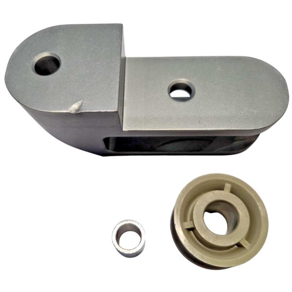 Rail stop with control sheave for 32 mm T-rail - N°2 - comptoirnautique.com