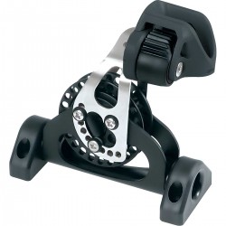 Pivoting ratchet pulley...