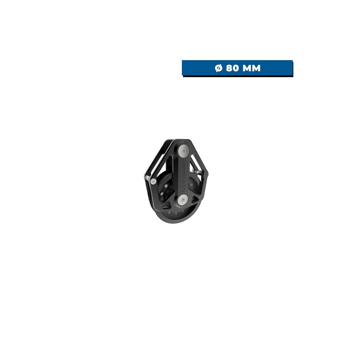 Poulie de bastaque 80 mm