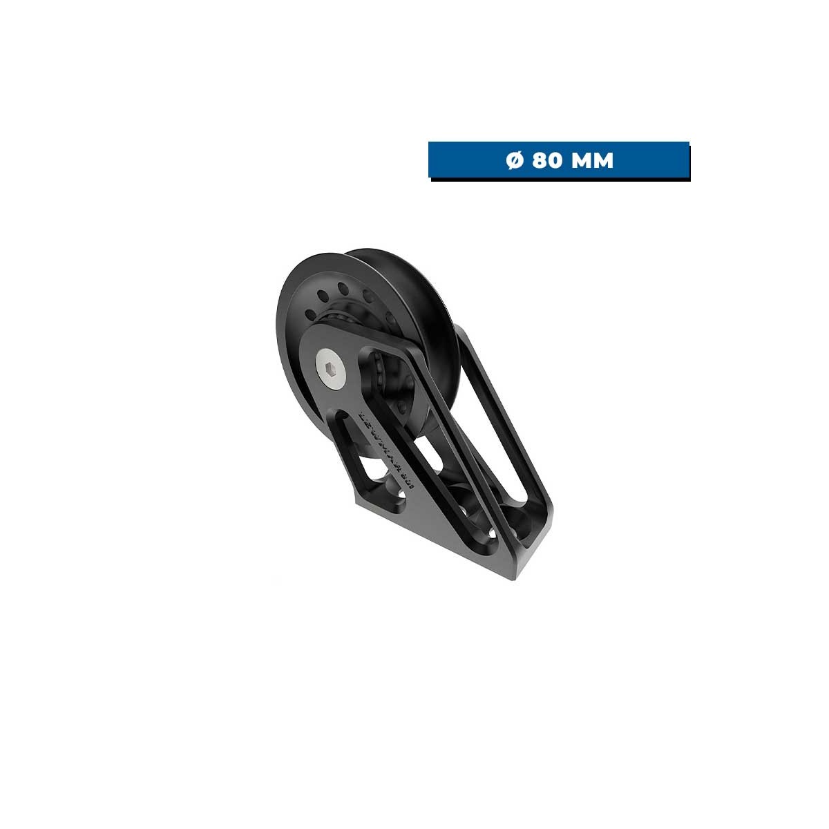 Poulie de drisse fixe Racing HR - 80 mm