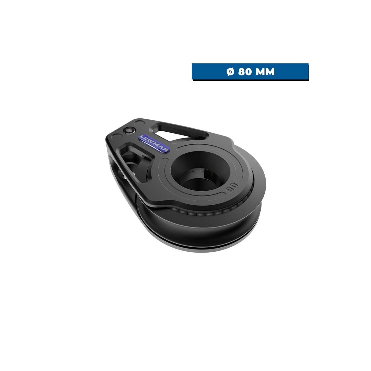 Poulie Racing HR plat-pont simple - 60 mm