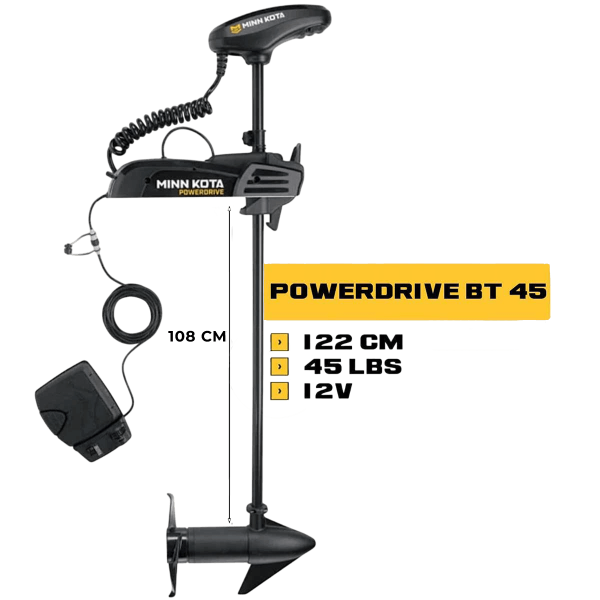 Motor delantero POWERDRIVE BT 45 Lbs - N°2 - comptoirnautique.com