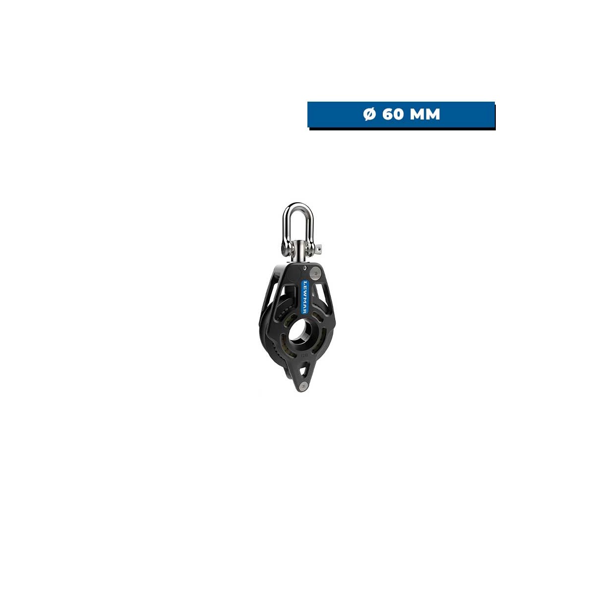 Poulie Racing HR simple et ringot 60 mm