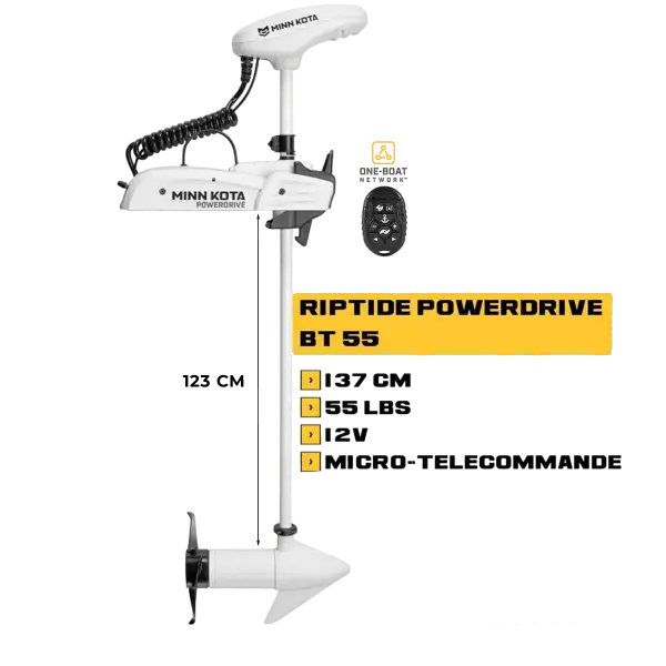 Motor delantero RIPTIDE POWERDRIVE 55 Lbs GPS - N°2 - comptoirnautique.com