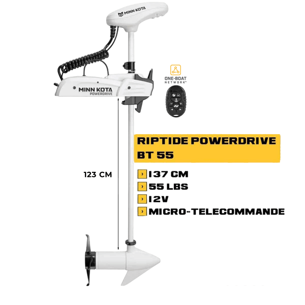 Motore anteriore RIPTIDE POWERDRIVE 55 Lbs GPS - N°2 - comptoirnautique.com