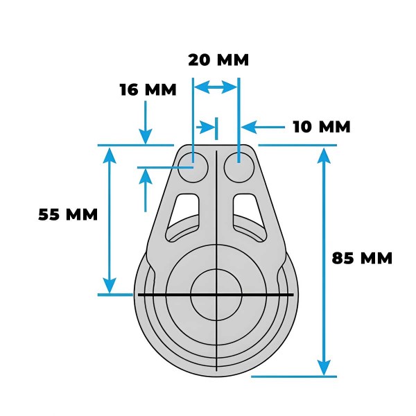 Riemenscheibe Racing flach-einfache Brücke - N°3 - comptoirnautique.com