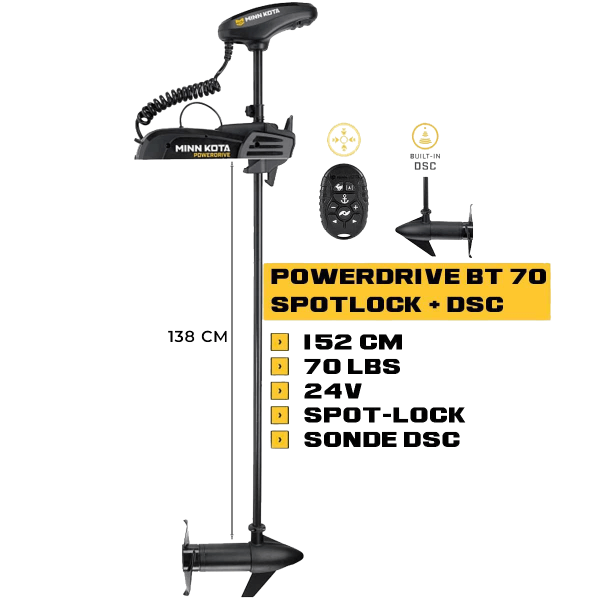 Motore anteriore POWERDRIVE 70 Lbs GPS - N°3 - comptoirnautique.com