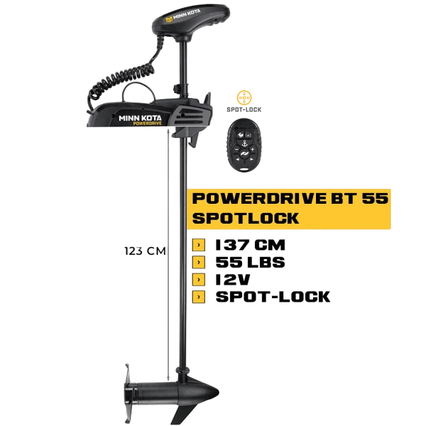 Motor dianteiro POWERDRIVE BT 55 Lbs - N°7 - comptoirnautique.com