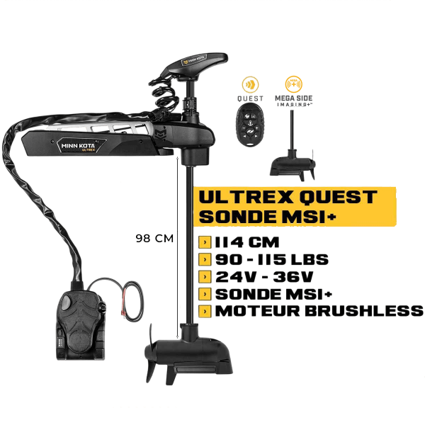 ULTREX QUEST front motor + MSI+ probe - N°2 - comptoirnautique.com