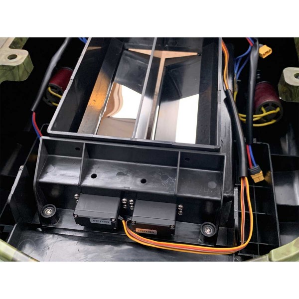 Bateau Amorceur Anatec Catamaran DL Oak + Moteur Brushless + Télécommande DE-SR07 intérieur sous capot avec trappe - N°5 - comptoirnautique.com